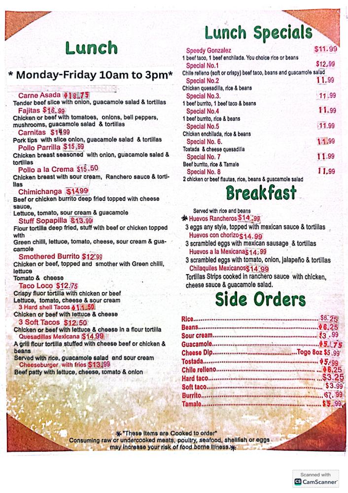 Tio Juan's Menu image 2