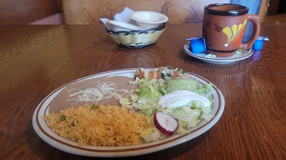 One Taco Rice and Beans